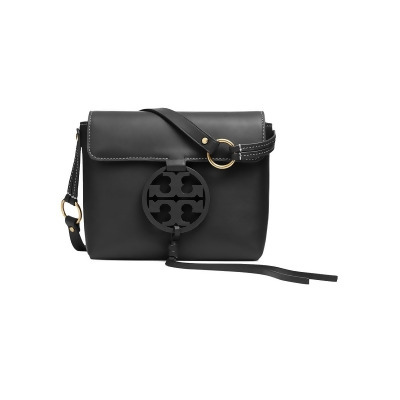 Tory Burch Women&#39;s Miller Leather Crossbody Bag - Black from Saks Fifth Avenue at SHOP.COM