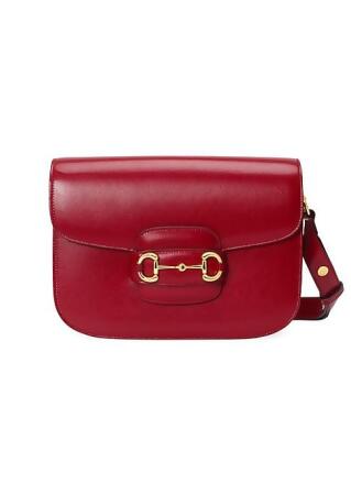 Gucci Women&#39;s Gucci 1955 Horsebit Small Shoulder Bag - Cherry Red from Saks Fifth Avenue at SHOP.COM