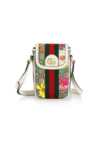 Gucci Women&#39;s Ophidia GG Flora Wallet - Beige White from Saks Fifth Avenue at SHOP.COM