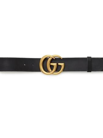Gucci Men&#39;s GG Adjustable Belt - Black - Size 95 (38) from Saks Fifth Avenue at SHOP.COM