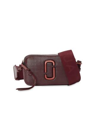 The Marc Jacobs Women&#39;s The Snapshot Leather Camera Bag - Wine from Saks Fifth Avenue at SHOP.COM