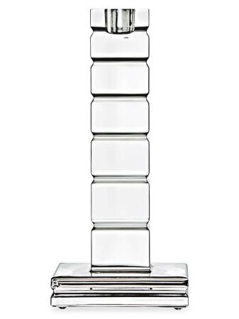 Saint Louis Large Oxymore-Adiante Crystal Candlestick from Saks Fifth Avenue at SHOP.COM