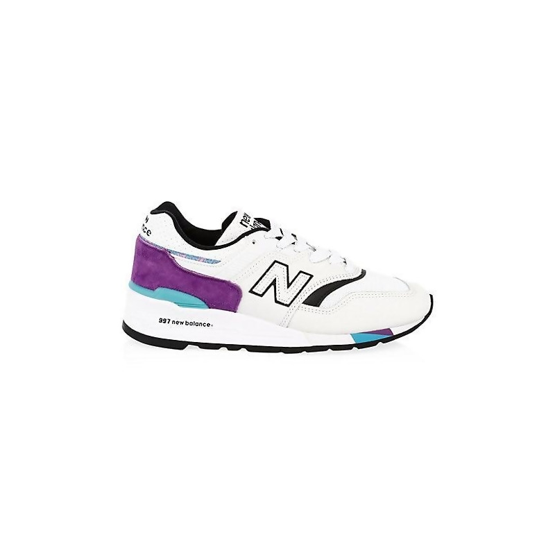 USA Sneakers - White Purple - Size 8.5 