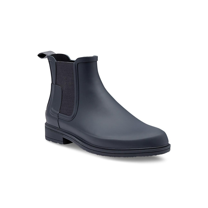 hunter chelsea boots navy