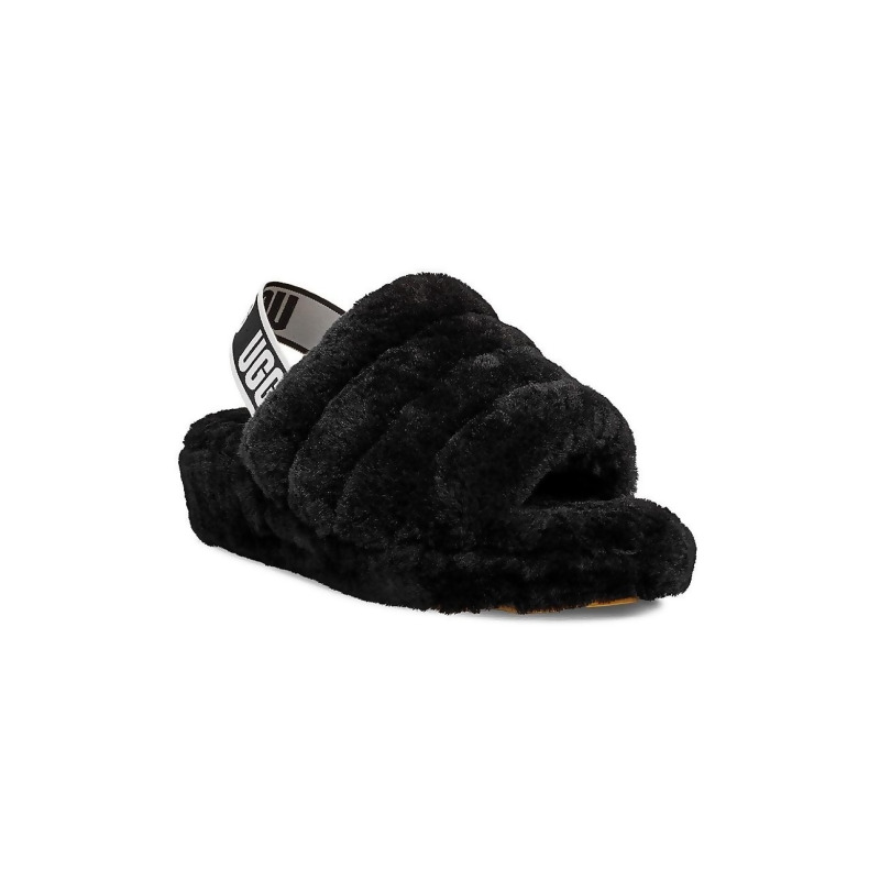 ugg yeah slippers black