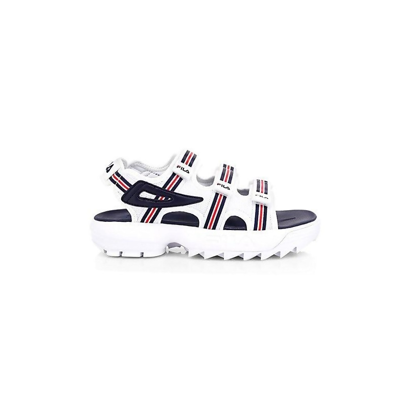 fila sandals white