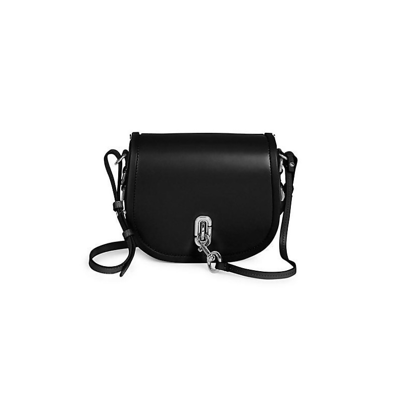 marc jacobs black saddle bag