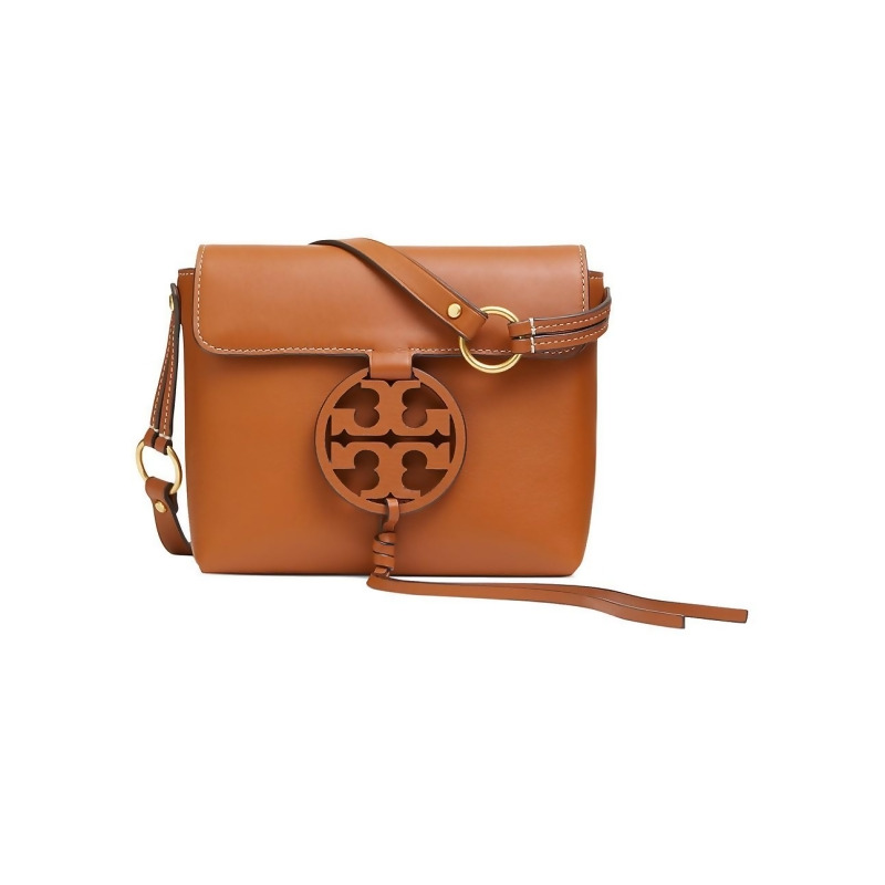 Tory Burch Women&#39;s Miller Leather Crossbody Bag - Aged Camel from Saks Fifth Avenue at SHOP.COM