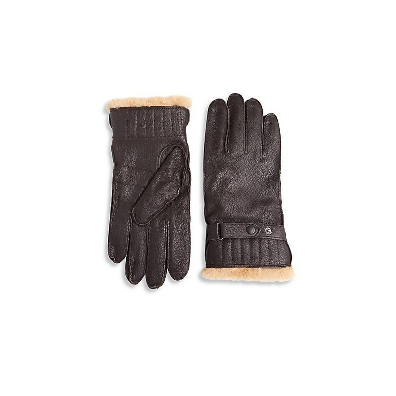 barbour gloves mens Brown