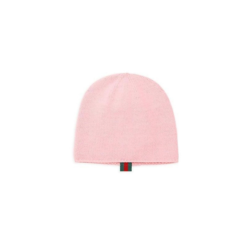 gucci web trim beanie hat