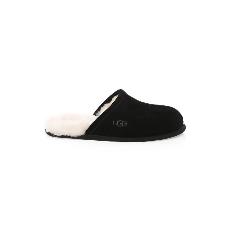 Scuff Fur-Lined Mule Slippers 