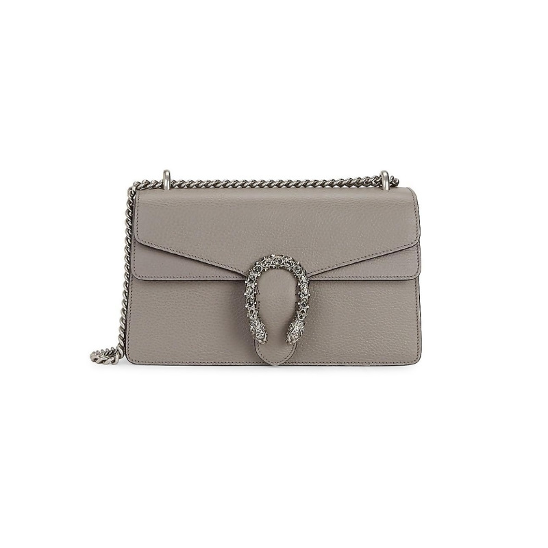 Gucci Women&#39;s Dionysus Leather Shoulder Bag - Dusty Grey from Saks Fifth Avenue at SHOP.COM