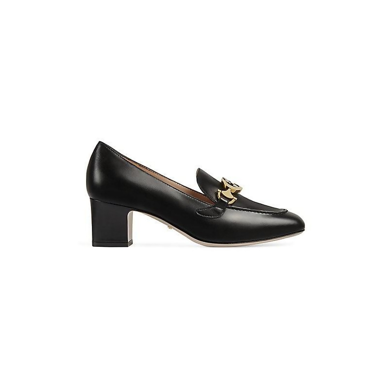 Gucci Women&#39;s Leather Pumps - Black - Size 40.5 (10.5) from Saks Fifth Avenue at SHOP.COM