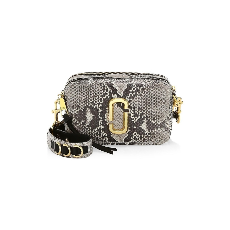 The Marc Jacobs Women&#39;s The Softshot Snakeskin-Embossed Leather Camera Bag from Saks Fifth ...