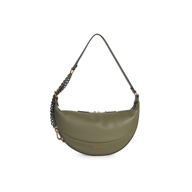 The Marc Jacobs Women&#39;s Mini The Eclipse Leather Saddle Bag - Cactus Green from Saks Fifth ...