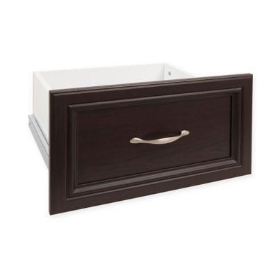 Closetmaid Suitesymphony 16 Inch X 10 Inch Drawer In Espresso
