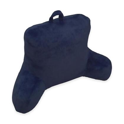 Micro Mink Backrest Pillow In Indigo From Bed Bath Beyond At