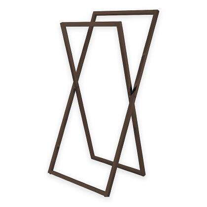 Kingston Brass X Frame Freestanding Collapsible Towel Rack In Oil Rubbed Bronze From Bed Bath Beyond At Shop Com