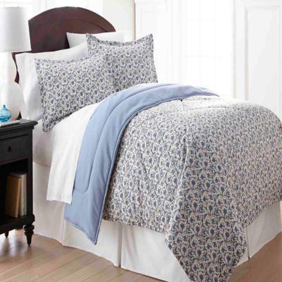 Micro Flannel King Comforter Set In Jacobean From Bed Bath