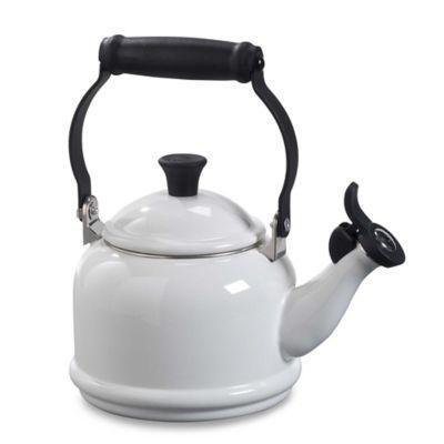 le creuset white tea kettle