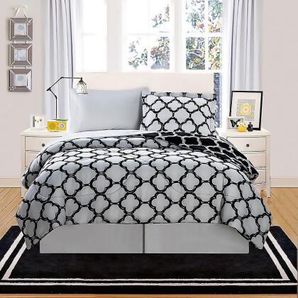 Vcny Galaxy 6 Piece Reversible King Comforter Set In Black White From Bed Bath Beyond At Shop Com