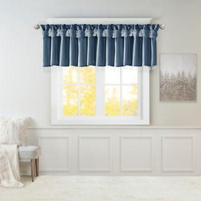 Madison Park Emilia Twisted Tab Room Darkening Window Valance In