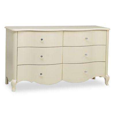 Suite Bebe Julia 6 Drawer Double Dresser In White Linen From Bed