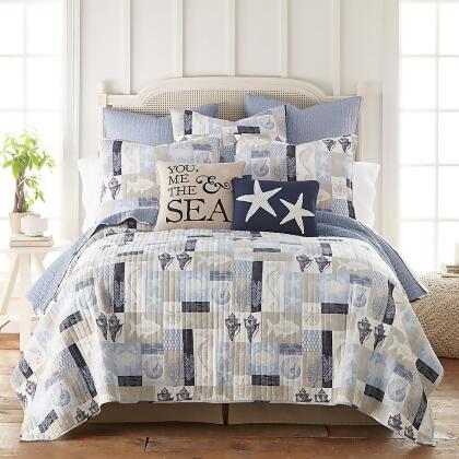 Levtex Home Cerralvo King Quilt In Blue Taupe From Bed Bath