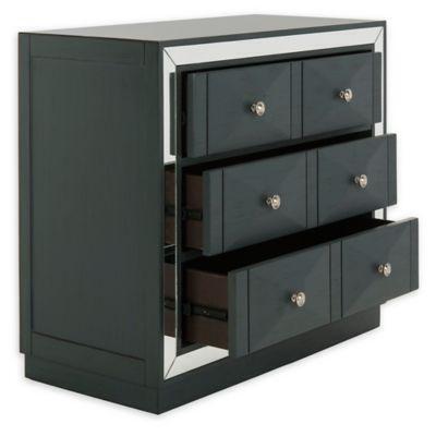 Safavieh Sloane 3 Drawer Mirrored Chest In Teal From Bed Bath