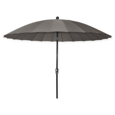 10 Foot Shanghai Market Umbrella In Grey From Bed Bath Beyond At Shop Com