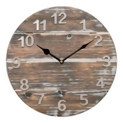 La Crosse Technology 12-Inch Round Wood Panel Clock La Crosse Technology 12-Inch Round Wood Panel Clock