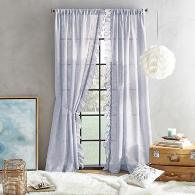 Peri Home Sadie 95 Inch Pole Top Window Curtain Panel In Orchid