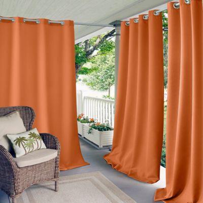 Elrene Aiden Connor 108 Inch Grommet Indoor Outdoor Window Curtain Elrene Aiden Connor 108 Inch Grommet