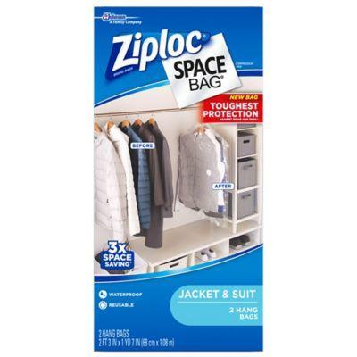 Ziploc E Bag Hanging Straight Storage Bags 2 Pack