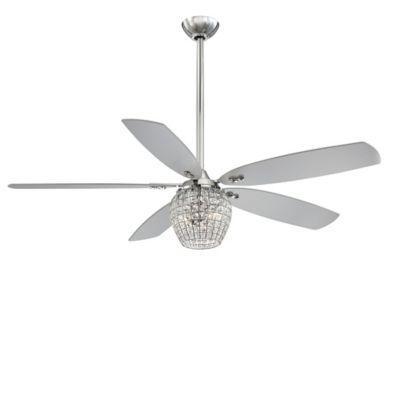 Minka Aire Bling 56 Inch Led Ceiling Fan In Chrome From Bed Bath