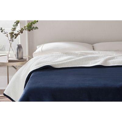 UGG® Avalon Twin Blanket in Navy from 