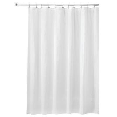 Idesign 72 Inch X 84 Inch Hugo Shower Curtain In White From Bed