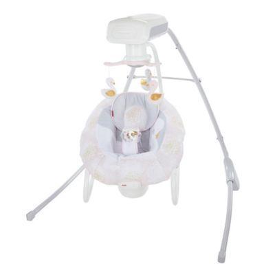 Fisher price swing swan best sale