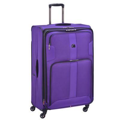 delsey purple luggage