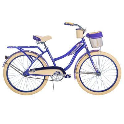 purple huffy bike