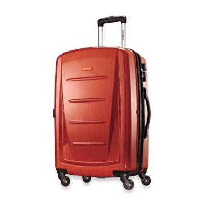 samsonite orange luggage