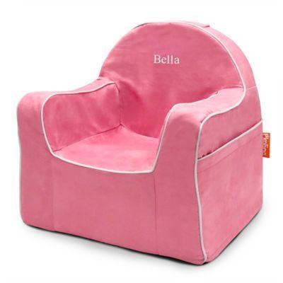 P Kolino Little Reader Chair With White Piping In Light Pink From