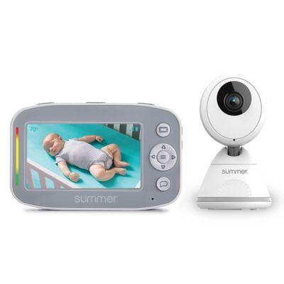 Summer Infant Baby Pixel Cadet 4 3 Inch Lcd Video Baby Monitor In White From Bed Bath Beyond At Shop Com