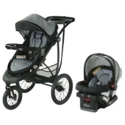 graco trailrider jogger travel system in comet