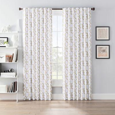 Smartblock Chroma 108 Inch Back Tab 100 Blackout Window Curtain