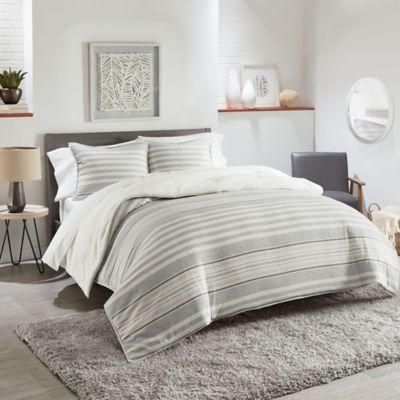 Ugg Eclipse Reversible Twin Duvet Cover Set In Grey From Bed Bath