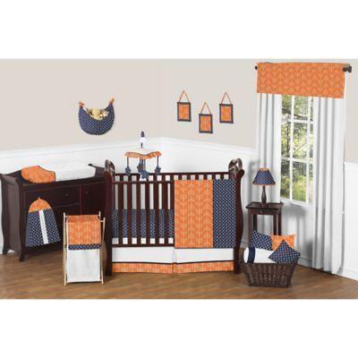 Sweet Jojo Designs Arrow 11 Piece Crib Bedding Set In Orange Navy From Bed Bath Beyond At Com - Fashionable Crib Bedding Sweet Jojo Designs Arrow 11 Piece Crib Bedding Set In Orange Navy From Bed Bath Beyond At Com - Fashionable Crib Bedding