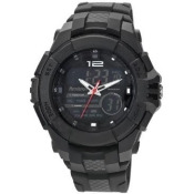 Armitron Men's Analog-Digital Chronograph Black Resin Bracelet Watch 53mm 20-4942BLK Armitron Men's Analog-Digital Chronograph Black Resin Bracelet Watch 53mm 20-4942BLK