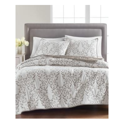 Martha Stewart Collection 100 Cotton Chateau King Quilt Created