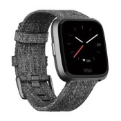 Fitbit Versa Charcoal Woven Band Touchscreen Smart Watch 39mm Fitbit Versa Charcoal Woven Band Touchscreen Smart Watch 39mm